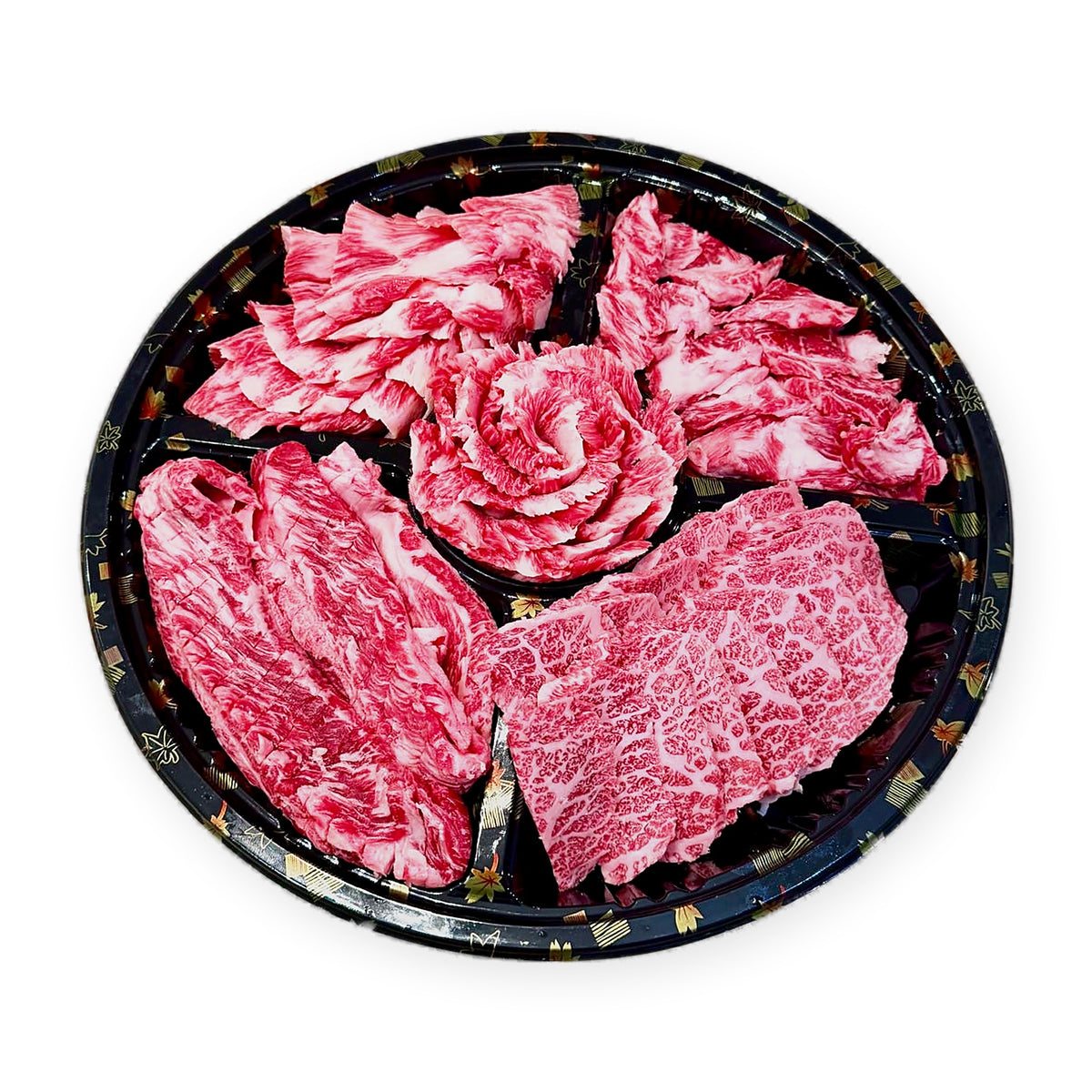 Premium Wagyu Yakiniku Set – 1.5kg Family Size shown 頂級和牛燒肉套裝（圖為 1.5kg 家庭裝）
